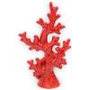 SICILIA BEDDA CAPACI Ramo di Corallo in Pregiata Ceramica, Varie opzioni Colore, h 30 x L 18 cm ca. (1Unità) - Rosso