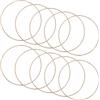 Toyvian Acchiappasogni, anelli in metallo, forma rotonda, per fai da te, acchiappasogni, anelli in macramè, anelli per acchiappasogni, da parete, per matrimonio, decorazione, 10 pezzi, colore: oro