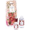 AD TREND Diffusore di fragranza con midollini 125 ml. con Ricarica 250 ml. - profumazione Red Velvet Lovers -