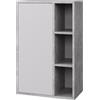 Vicco Libreria da parete Berno, Cemento/Bianco, 50.1 x 78.4 cm | con 3 scomparti aperti, adatto al montaggio a parete per spazio di archiviazione aggiuntivo