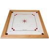 GICO Carrom Manufaktur 4000 - Tavola da gioco, 74 x 74 cm, con accessori