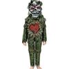 A2Z 4 Kids Costume di Halloween da mostro zombie palude per ragazzi e ragazze, con maschera, spaventoso verde, costume da mostro della palude, 3-5