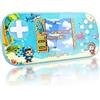 Avigers Console Portatile per Bambini, Console Retro con 220 Giochi Preinstallati, Schermo a Colori da 3,5 Pollici, Ricaricabile USB-C, Videogioco Portatile da Viaggio, Regalo per Bambini, Blu