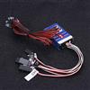 Tbest R Auto Rc,LED Rc,Kit Luces Traxxas Trx4,Crawler Rc 1 10,Kit Luces Rc,Kit LED Luci 12 LED di Illuminazione Kit Simulazione Luci Lampeggianti per 1 10 1 8 Rc Car