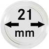 LINDNER Das Original Capsule per Monete Ø 21 mm Interno, Confezione da 10