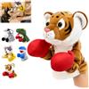 Generico Punching Puppet Boxing Puppet Hand Boxing Toy，C | Interactive Animal Plush for Daily Playtime and Family Games, Soft punching puppet Finger Movement Tool