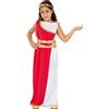 Funidelia | Costume da romana per bambina Roma, Gladiatore, Centurione, Culture & Tradizioni - Costume per bambini e accessori per Feste, Carnevale e Halloween - Taglia 3-4 anni - Porpora