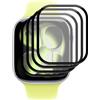 QJONSIU Compatibile con Apple Watch Series 12 43mm 4 Pack Pellicola Protettiva, Copertura Completa, HD Sottile Composito Film, Piegatura Gratuita, Antigraffio