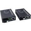Elfcam - 2 Pack Convertitori da Ethernet a Fibra 10/100/1000M con Connettori per Fibre Ottiche SC Monomodale, 20KM (2 RJ45)