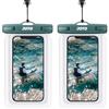 JOTO [2 Pezzi Custodia Impermeabile Smartphone, Cover Subacquea per Telefono Fino a 7 iPhone 17/16/15/14/13/12/11 Air Pro Max XS Max XR SE, Galaxy A05s/A25/A55/A34 -Verde