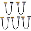 ASHATA Cavo LVDS Schermo LCD, 5PCS Cavo LVDS 30 Pin 2 canali Supporto 8 Bit a 8 Bit 1280x1024 fpr 17 / 19inch Pannello LCD TFT, Schermo LCD Cavo LVDS Prestazioni Professionali