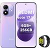 XIAOMI Redmi Note 17 5G 6+256GB, Viola, Smartwatch incluso