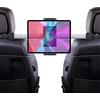 Girafus Porta Tablet Auto Centrale 4-13 Supporto con Cordino Telefono | Supporto tablet auto 4-13 pollici tra i poggiatesta + cordino e portacellulare da dito - iPad Mini, Air, Pro, Kindle