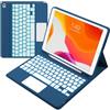 Nsyee Custodia retroilluminata con tastiera touchpad per iPad 9/8/7, Air 3 e Pro 10.5
