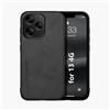 Kepuch Silklike Cover per Redmi 13 4G, Note 13R 5G, Poco M6 4G - Custodia Case Piastra Metallica Incorporata per Redmi 13 4G, Note 13R 5G, Poco M6 4G - Nero