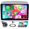 Rimoody 8 Core 6G+128G Android Autoradio per Lancia Ypsilon 2006-2011 Wireless Carplay Android Auto, 9 Pollici Touchscreen Autoradio GPS Navi WiFi Bluetooth FM/RDS/DSP EQ/USB/SWC Telecamera Posteriore