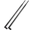TREADALT-TEC Antenna Dual Band WiFi 2.4GHz 5GHz 5.8GHz 8dBi MIMO RP-SMA maschio (confezione da 2) per router WiFi Rete wireless Scheda Bluetooth Adattatore USB Sicurezza Telecamera IP Monitor di videosorveglianza