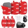 FIXCHORD Nastro Biadesivo Extra Forte, 6 Pezzi di Cuscinetti Adesivi per Dash Cam, Nastro di Montaggio Compatibili con Nextbase Serie 2-122, 222X, 222XR, 322GW, 422GW, 522GW, 622GW
