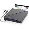 Vutlace Unità Blu Ray esterna 7 in 1 USB 3.0 Type-C, supporto 100G BD DVD CD lettore Blu-ray esterno, unità Bluray ultra sottile con porta TF/SD, compatibile con Windows XP/7/8/10/11 Mac Laptop