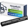 NinjaBatt Batteria per HP 756743-001 V104 VI04 756478-851 ProBook 450 G2 455 G2 440 756478-421 756745-001 756478-422 9-421 Envy 14 15 17 serie - Lunga durata [4 celle/2200mAh]
