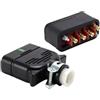 Opatiny Presa di ricarica per carrelli elevatori, resistente 30 A, 250 V, IP67, connettore a 6 pin per Toyota TCM Nichiyu Sightseeing Cars (maschio + femmina)