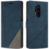 SONWO Cover per OnePlus 8 PRO, Flip Caso in PU Pelle Case Cover Custodia con Slot per Schede e Supporto Stand per OnePlus 8 PRO, Blu