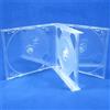 Vision Media®, custodia trasparente per mini CD a 3 vie, dorso da 22 mm