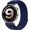 GIOPUEY Cinturini Compatibile con OnePlus Watch Lite, Nylon Traspirante Sport Loop Cinturino in Morbido Nylon Intrecciato Strap Band - Darkblue