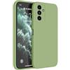 HAFFAN Custodia in Silicone TPU Compatibile con Samsung Galaxy A13 5G / A04s / A04 (6.5 inches), Cover Case Protettiva per Cellulare - Verde Matcha