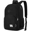 YAMTION - Zaino per uomo e donna, zaino per la scuola, per adolescenti, per laptop da 15,6 pollici (39,5 cm), zaino per computer portatile, con porta di ricarica USB, per lavoro, studio, viaggi