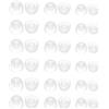 MenYiYDS 36 pezzi Ricambio Auricolari Earbud, Eartips di Ricambio Universali per Cuffie In-Ear(S/M/L)