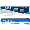 LCL 913A Cartucce d'inchiostro Compatibile per HP 913A F6T77AE PageWide 352dw mfp 377dw Pro 452dn 452dw 452dwt 477dn 477dw 477dwt 552dw 577dw 577z Managed MFP P57750dw P55250dw(1-Pack, Ciano)