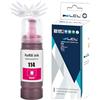 LCL 114 Inchiostro Compatible con Epson 114 Magenta Flacone di Inchiostro Compatible con EPSON ECOTANK ET-8500 ET-8550(1-Pack)