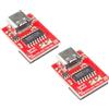 iHaospace Type C to TTL Serial Port CH340C Module CH340 USB Bus Conversion Chip ISP Communicate Connector for STM32 Serial Port Download