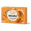 Misura Fibrextra Cornetti Integrali Zucca, Carota e Arancia | Ricchi di Fibre, 100% Farina Integrale, Più Ricchi di Farcitura e di Gusto, con Lievito Madre, Confezione da 6 merende, 308 g