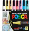 Posca uni Posca - PC3M - Penna a punta fine - Colori tenui, 8 pz