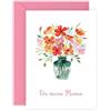 Central 23 Ich hab dich lieb Mama Karte - Lustiges Blumendesign - Muttertagskarte für Frauen und Mutti - Humorvolles Geschenk für Sie - Inklusive Sticker und Umschlag