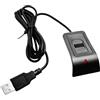 Rvluw Lettore di impronte digitali USB per PC, scanner biometrico di impronte digitali touch a 360° per laptop, supporto Windows 10/11 Hello, Plug & Play, accesso senza password, fino a 10 impronte digitali