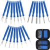 Lapyyne 21 Pezzi Kit di Strumenti per la Rimozione Dei Terminali 'Auto, Spina del, Estrattore per Elettrico, Connettore A Crimpare, Estrattore Blu