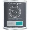 FLEUR DESIGNER'S PAINT | Pittura Chalk Paint Opaca, 750 ml, Senza Carteggiare, Multisuperficie, Colore F59 Istanbul Interior, Effetto Gesso, Per Pareti e Mobili, Extra Opaco, Ad Acqua, Made in Italy