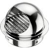 Generico Copertura per Presa d'aria A Parete, Cappuccio Griglia di Aerazione Rotonda in Acciaio Inox 304, Cappuccio Griglia di Aerazione Rotonda, Presa D'Aria Muro per Bagno Cucina Cantina(50mm (2.0in))