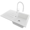 PRIMAGRAN Lavandino da Cucina al Mobile 45cm + Rubinetto, 78x50cm