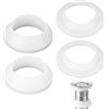 BOXOB 4pz Guarnizioni Universali per Scarico del Lavandino, Guarnizioni in Silicone Ispessite Guarnizione Scarico Lavandino Bagno Tappo Tappo Ricambio per Cucina e Bagno