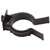 nextradeitalia 50PZ GANCIO PIEDINO MOBILI ABS NERO FISSAGGIO A ZOCCOLO MM 28