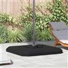 GFRMPORM Moderna base per ombrellone cantilever nero 98 x 98 x 98 cm in polietilene con quattro pezzi di base sciolti per un supporto robusto, adatto per giardino e terrazzo