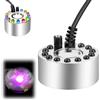 MXTIMWAN Nebulizzatore ad Ultrasuoni con 12 LED Luci Colorate, Mini Macchina del Fumo Fogger, Umidificatore d'Aria - Perfetto, per Fontana, Stagno