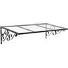 Vente-unique-Pensilina stile di charme AMBAN in alluminio - 120x80 cm