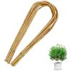 Aeetial Supporto per traliccio per piante in bambù, 40,6 cm, a U, per piante in vaso, fiori rampicanti e viti, piantagione all'aperto, confezione da 20