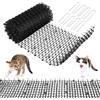 talifoca Griglia Dissuasore per Gatti con Punte,Tappetino Barriera 400 x 30 cm in Plastica Resistente, Anti Gatti Per Proteggere Giardino, Prato, Aiuole e Balcone da Animali