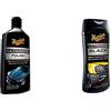 Meguiar's® Ultimate Polish, 473 ml, G19216EU & G15812EU Ultimate Black Restorer - Rinnovante e protettivo per plastiche esterne, Nero - per plastiche nere, 355 ml